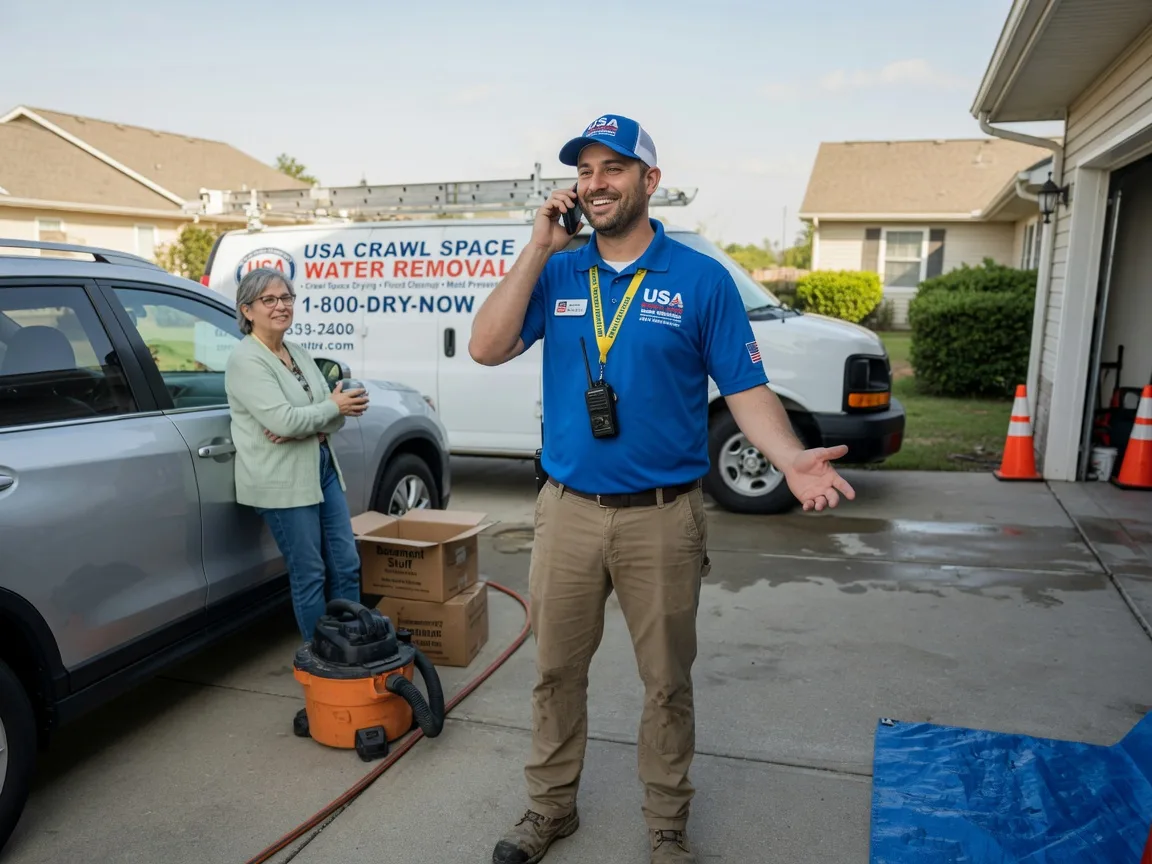 Crawl Space Water Removal Lonedell, MO FAQs